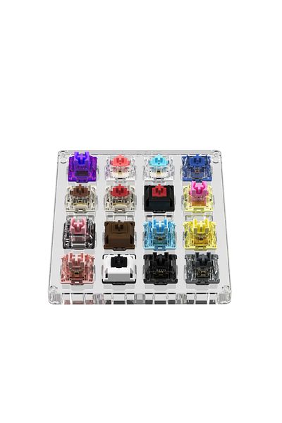 Choice Without Top Case Akko X Monsgeek Acrylic 16-key Switch Tester Linear/tactile/clicky/silent Switches(
