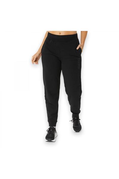 Asics 2032C844 Asics Logo Sweatpant Alti Siyah Kadın Eşofman Altı
