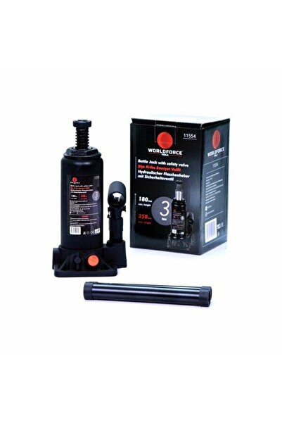 WORLDFORCE TOLLS Woldforce Hidrolik Şİşe Kriko 3 Ton