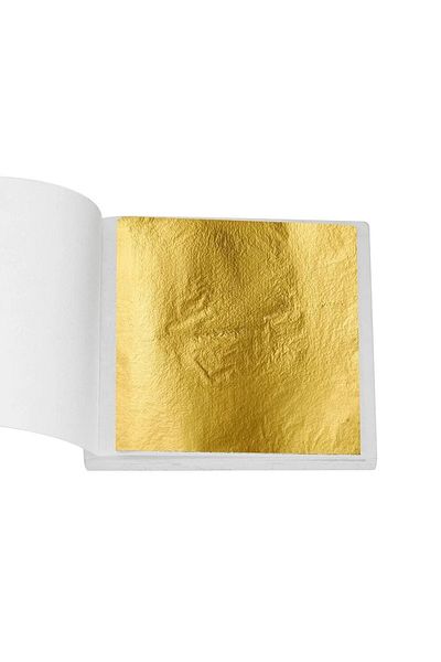 Choice A 100sheets Imitation Gold Foil Paper Leaf Gilding Diy Epoxy Resin Silicone Mold Jewelry Making Fil.