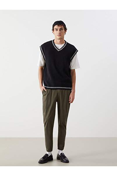 LC Waikiki Nevavm Standard Fit Gabardine Men's Jogger Pants with a Difference