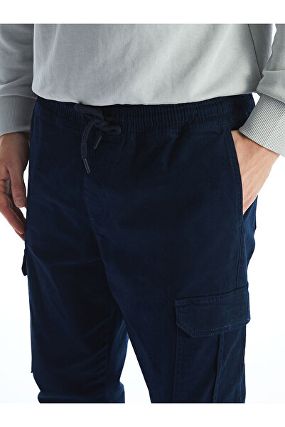 LC Waikiki Navy Blue Standard Fit Men's Cargo Pants