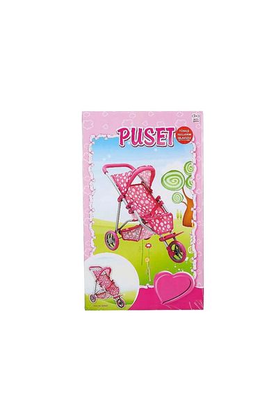 Basic Fun Children's Sunman 3-Wheel Metal Stroller
