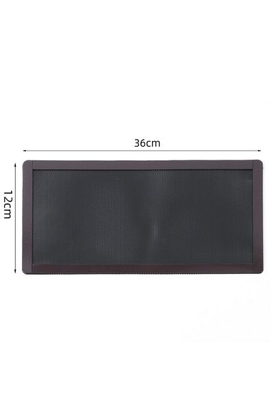 Choice فلتر غبار Coolcirc مقاس 12 × 36 سم لمروحة تبريد الكمبيوتر، مروحة غبار بإطار مغناطيسي مقاس 12 × 36 سم، مروحة غبار شبكية للكمبيوتر الشخصي