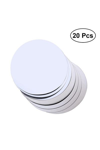 Choice 20pcs 10/20pcs/ Set Silver Aluminum Foil Wine Pourer Disc Foldable Flexible Reusable Mini Drip Stop