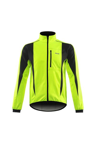 Choice XL Green Winter Warm UP Cycling Jacket Breathable Bike Outerwear Windproof Waterproof Cycling Jacket