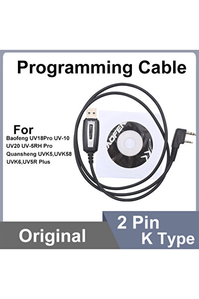 Choice1 1PC USB Programming Cable Quansheng UVK5 UVK6 5RPlus Baofeng 18Pro 13...
