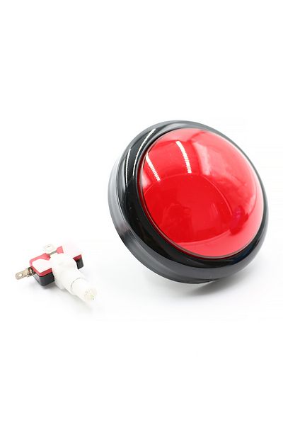 Choice Red Big 100mm Light Push Button Illuminated Led Answerer Switch Video Rhythm Of Music Game Vending M