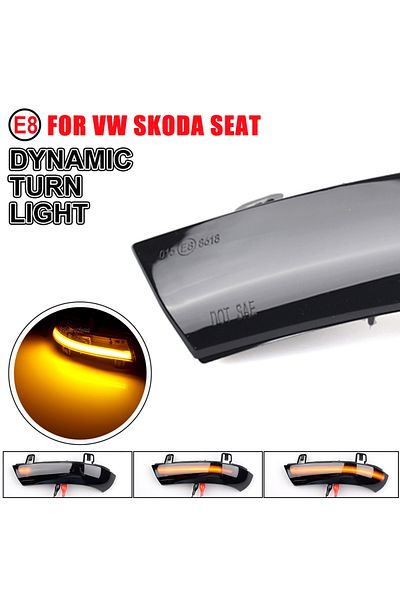 Choice مصباح إشارة الانعطاف الديناميكي LED لسيارة VW Passat B6 GOLF 5 Jetta MK5 Passat B5.5 GTI V Sharan المتدفقة ...