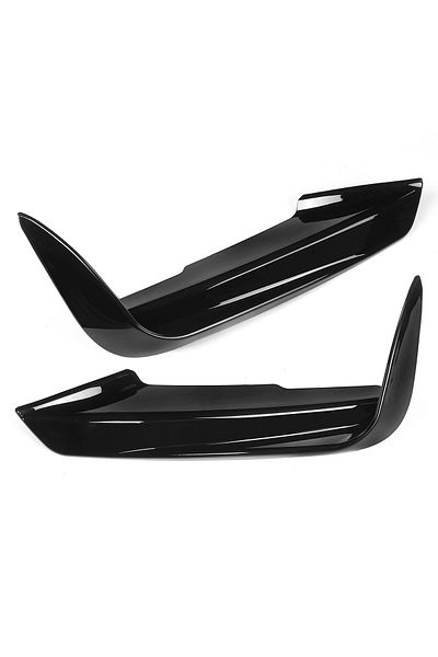 Choice Type A-glossy Black For Bmw F30 F31 M Sport 2012-2019 Front Bumper Lip Splitter Canards Spoiler 1pai