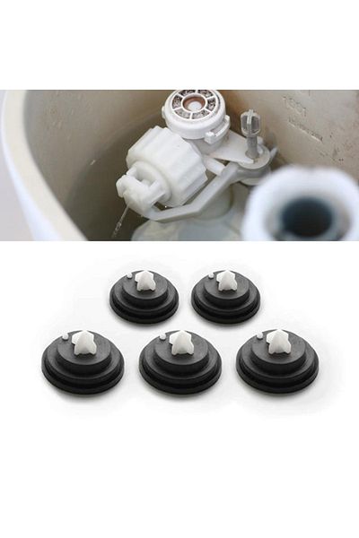 Choice 5 Piece Bathroom Rubber Diaphragm Gasket Replacement 28mm Fits All Siamp Tank Packing Valves Ball...