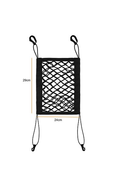 Choice Pet Car Fence Pet Dog Rear Seat Car Fence Dog Isolation Protection Net Elastic Double Layer Storage