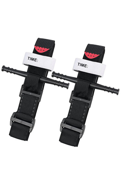 Choice 2 قطعة - 95 سم 2 قطعة - 4 قطع عاصبة قتالية تكتيكية للبقاء على قيد الحي...