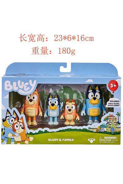 Choice Family Funds Bluey And Bingo Family Action Figure Series Anime Dog Doll Model Cartoon Mini Pvc Ornam