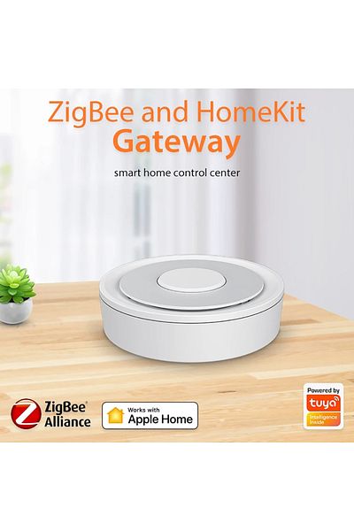 Choice 2 in 1 HomeKit Tuya Wire ZigBee Gateway Hub Smart Home Bridge Remote Control Works with Apple Hom...