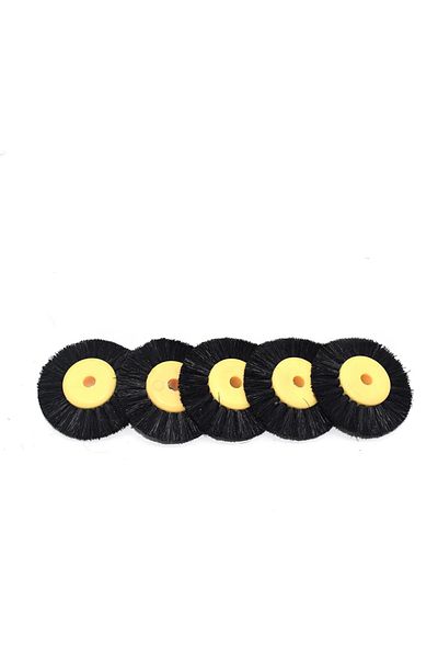 Choice 5pcs Black 52mm 52mm 5-piece Set Polishing Brush Black Brown Bristle Buffing Abrasive Brush With Ye