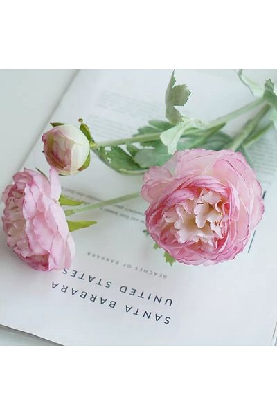 Choice Pink 3 Heads Elegant Artificial Flowers Silk Peony Bouquet Home Decor Party Bride Wedding Decoration