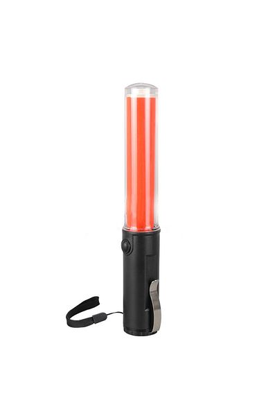 Choice Red 26cm Traffic Light Baton Concert Light Stick Side Clip Design Signal Traffic Wand Led Warning La