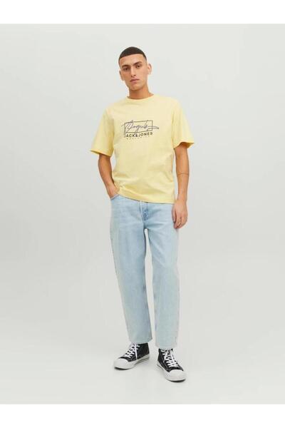 Jack & Jones 12235487-23y Ανδρικό μπλουζάκι Jorsplash Branding Tee Ss με στρο...