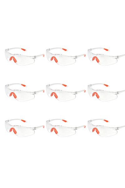 Choice 12PCS Lab Work Safety Eye Protective Glasses PC Material Anti Impact Wind Dust Proof Goggles Safe...