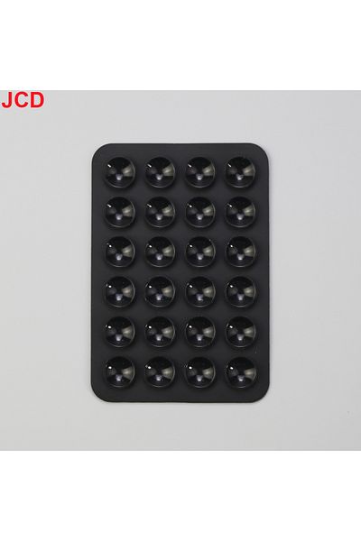 Choice Black 10pcs Jcd 10pcs Suction Cup Wall Stand Mat Multifunctional Silicone Leather Square Phone Cas