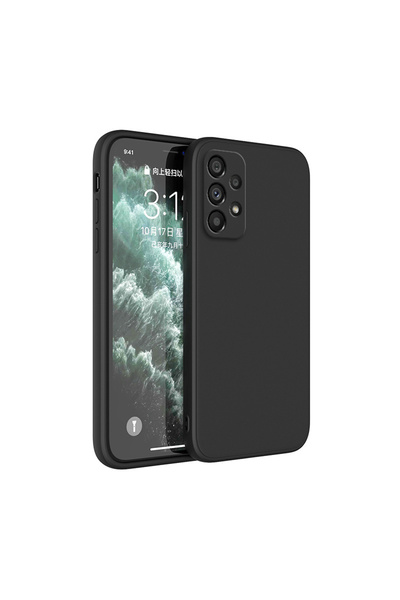 Choice جراب سيليكون سائل أسود A54 5G متوافق مع هواتف A13، A23، A33، A53، A14،...