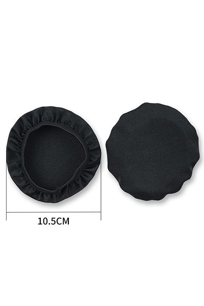 JETTING Blackl 1pair Headphone Cover Elastic Washable Earcup Protector Headphone Dustproof Cover For On-ear