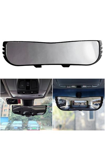 VODOOL 1pcs Car Interior Rear View Mirror Wide Angle Panoramic Assisting Anti-glare Large Vision Interior M