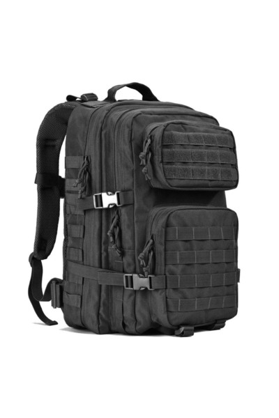 Choice حقيبة ظهر تكتيكية سوداء 45 لترًا، حقيبة هجومية Molle، حقيبة طوارئ لمدة...