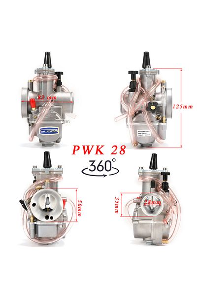 PowerMotor 28mm Motorcycle Flat Curtain Carburetor Keihin For Keihin Pwk 28 30 32 34mm Scooter 2t 4t Atv Dirt B