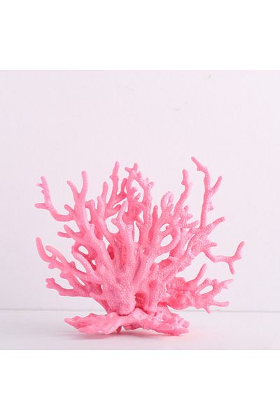 Choice Pink Fish Tank Aquascape Simulation Coral Water Plant Resin Fake Coral Aquarium Decorations Marine H