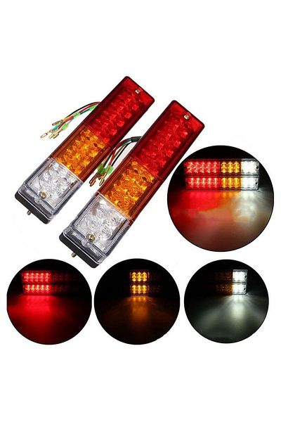 Choice 1 قطعة بالجملة 20 المصابيح 12 فولت أضواء مقاومة للماء شاحنة LED ضوء الذيل مصباح يخت سيارة مقطورة الضوء الخلفي...