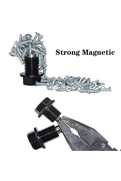 Choice Red M12x1.5 M12x1.5 M12x1.25 M14x1.5 M24x1.5 Magnetic Oil Drain Plug Oil Drain Sump Nut Aluminum Gea