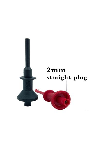 Choice 2mm Straight Plug Test Hook Multimeter Test Leads Probes Lnterface: 4mm Threaded Interface And 2mm I