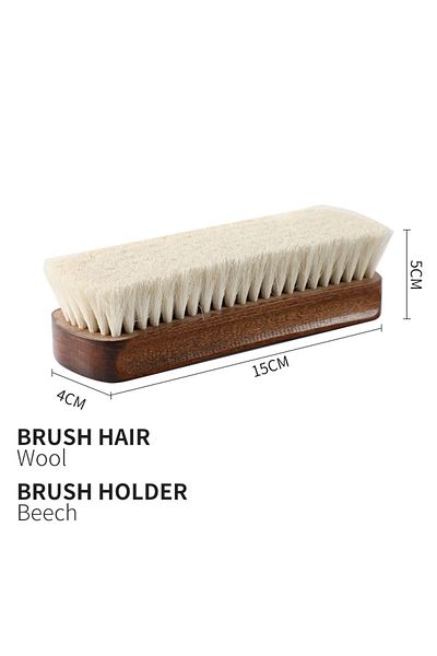 Choice Wool Shoe Brush Wool Hair Leather Care Shoe Polish Boot Cleaner Shoe Care Multifunctional Soft Wool