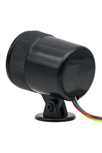 Choice1 عداد سرعة الدوران 8K + حامل مقياس 12 فولت عداد سرعة الدوران للسيارة 52 مم مع مقياس LED أبيض 8000 دورة في الدقيقة لـ 1-8 أسطوانات...