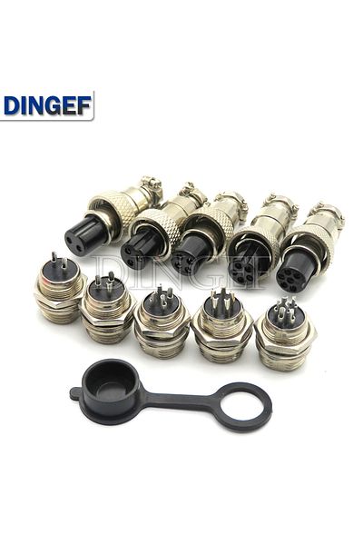 Choice 4pin 1set 1set/lot Gx12 2/3/4/5/6/7 Pin Male Female 12mm L88-93 Circular Aviation Socket Plug Wire