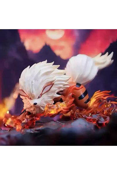 Choice 9cm Arcanine Arcanine And Growlithe Anime Figurine Model Kawaii Decoration Doll Children Toys Statue