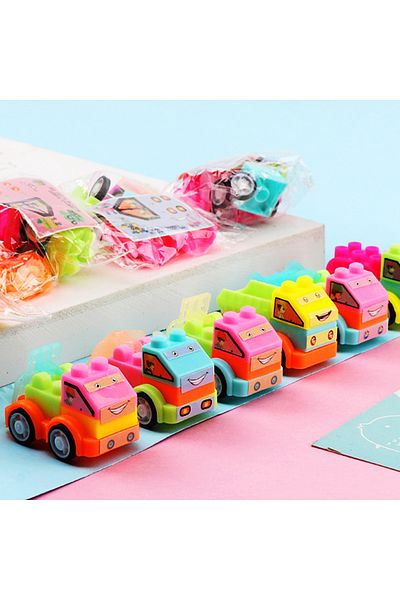 Choice 24pcs 24pcs Diy Puzzle Building Block Cars Toys Construction Vehicle Kids Baby Shower Birthday Party