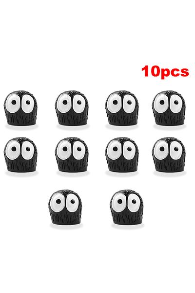 Choice 5/10/20/50pcs Cute Black Elf Car Interior Decoration Funny Auto Center Console Rearview Mirror Or...
