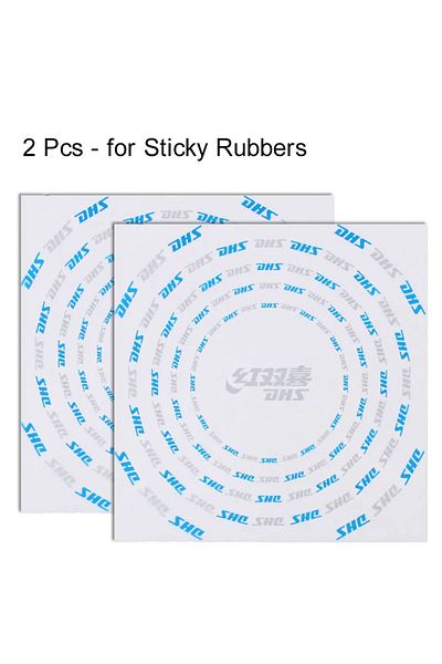 Choice 2pcs-a Dhs Table Tennis Rubber Protector Film 2 Pcs For Non-sticky Sticky Rubber Ping Pong Accessori
