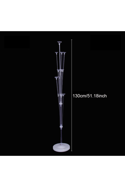 Choice مجموعة حامل بالونات عيد ميلاد أخرى بطول 130 سم و70/130/160 سم مع قاعدة...