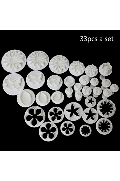 Choice 33 قطعة من قوالب البسكويت البلاستيكية ذات الغطاس 33 قطعة من قوالب البس...