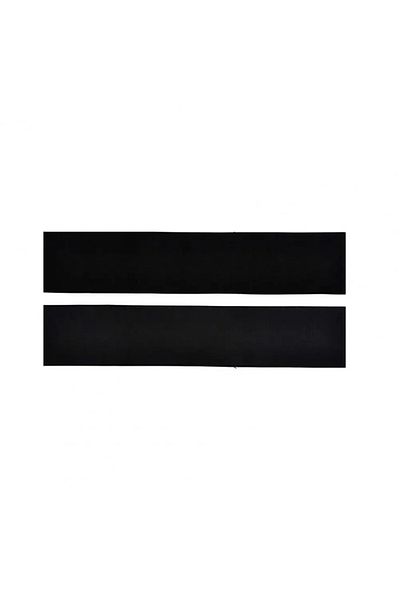 Choice Black 2pcs/set Unique Frameless License Plate Holder Harmless Polyester Adhesive Number Plate Holder