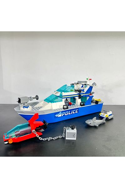 GSF No Original Box 276pcs 276pcs City Series Sea Speedboat Police Patrol Boat Building Blocks 60277 Sha