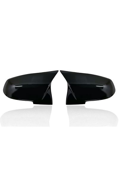 Choice Bright Black 1pair Side Rearview Wing Mirror Cover Caps For Bmw 1 2 3 4 Series F20 F30 F31 F32 F34 F