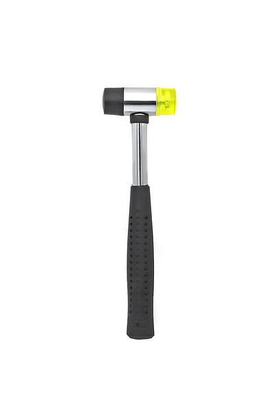 Choice 25mm 25mm 30mm 35mm 40mm Mini Hammer Nylon Head Mallet Hand Tool Non-slip Handle Nylon Rubber Used A
