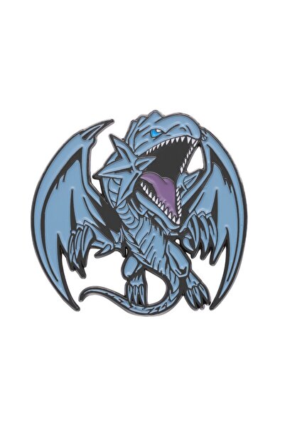 Choice شارة تصميم على شكل تنين كرتوني أزرق قطعة واحدة، ميدالية رائعة على طراز البانك، اتجاه عصري عالي الجودة