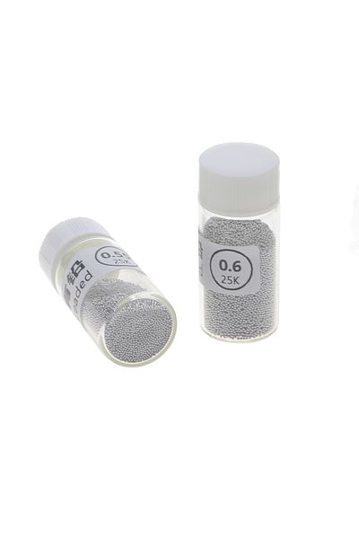 DSUNYK 0.45mm Leaded 25k/bottle Reballing Balls 0.25 0.3 0.35 0.4 0.45 0.5 0.55 0.6 0.76mm Bga Rework Repai