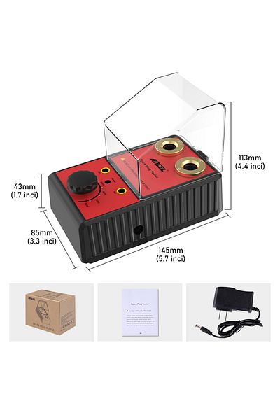 Choice US Plug ANCEL Car Spark Plug Tester 110V 220V Ignition System Tester Double Hole Spark Plug Analyzer
